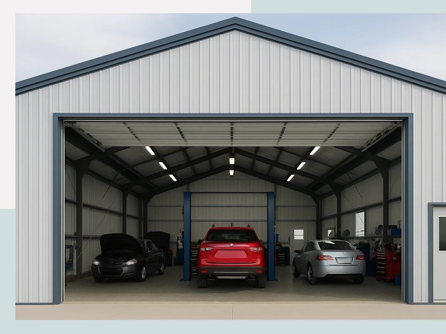 Ангары из сэндвич панелей от 644 руб. в Воронеж