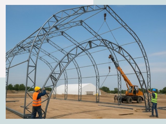 Монтаж ангаров в Воронеже от 644 руб. - Надежно и быстро