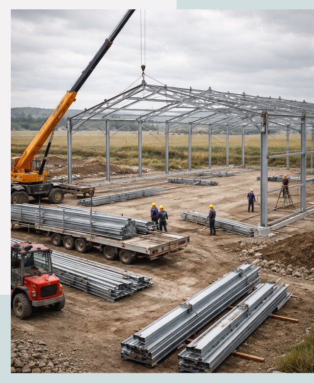 Строительство ангаров для сельхозтехники в Воронеже под ключ