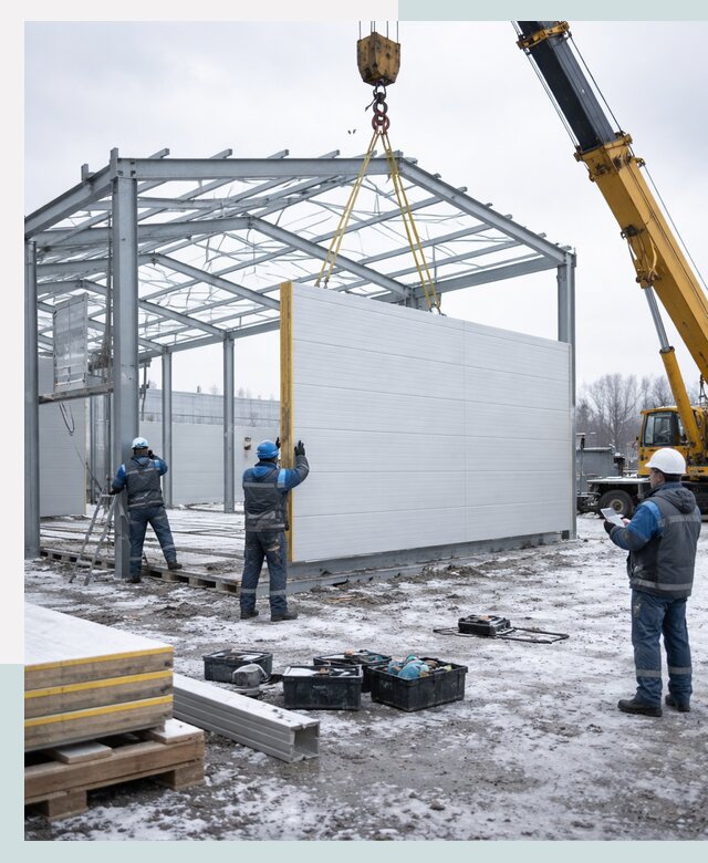 Строительство холодильных складов под ключ в Воронеже