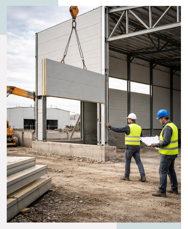 Склад из сэндвич панелей под ключ в Воронеже от 10204 р. | СтальСтрой-Врн