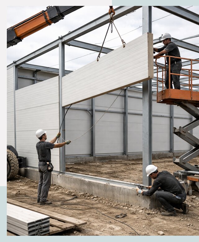 Строительство складов из сэндвич панелей в Воронеже под ключ