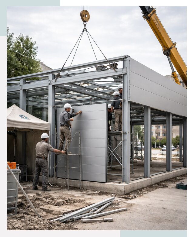 СтальСтрой-Врн: торговый павильон под ключ в Воронеже от 37594 р.
