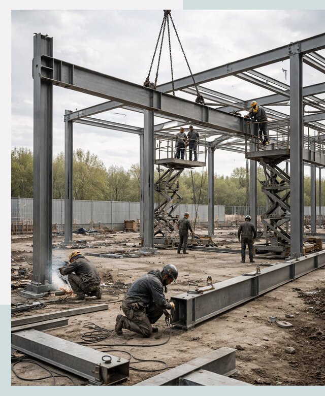 Строительство выставочных павильонов из металлоконструкций в Воронеже